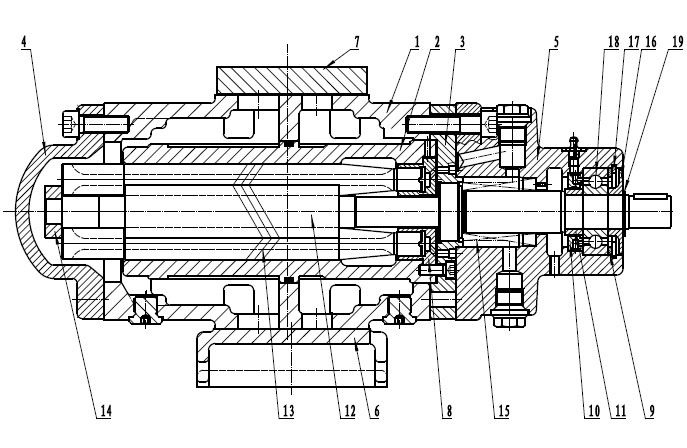三(san)螺杆泵(beng)結構圖(tu)